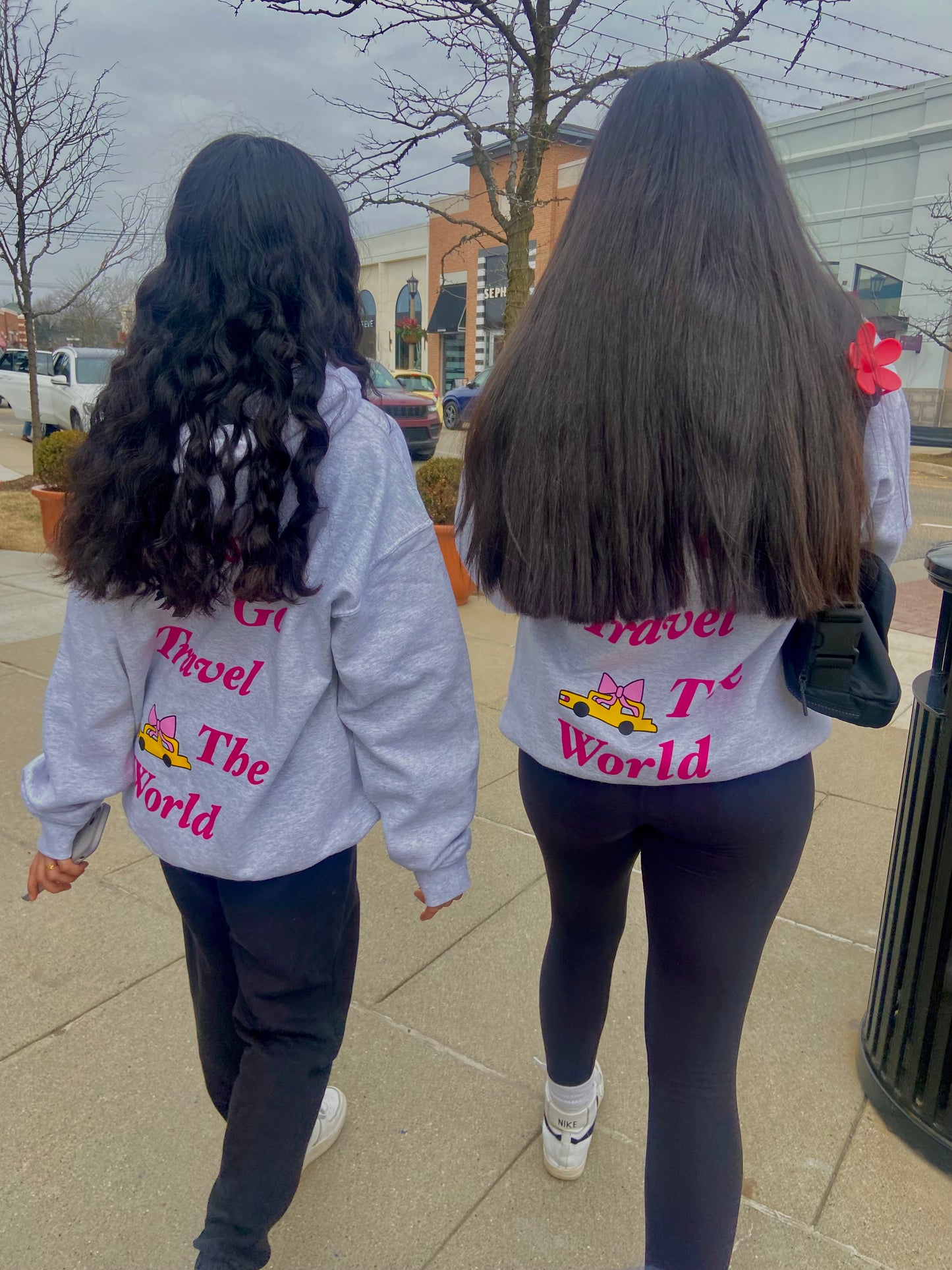Lets Go Travel The World Hoodie